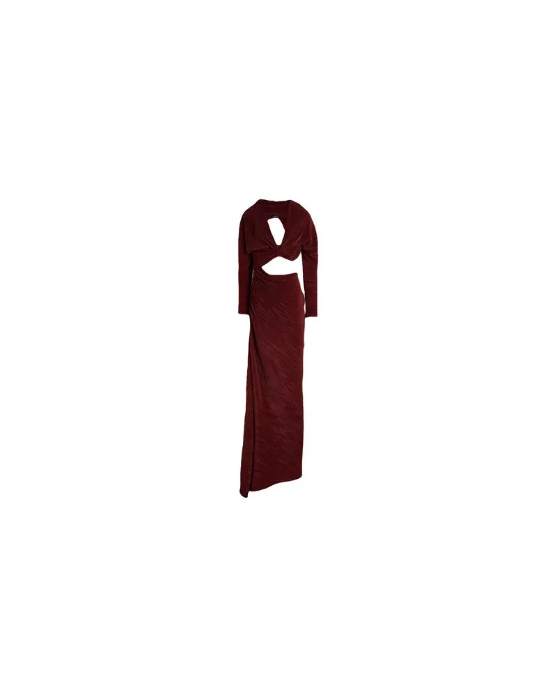ATLEIN KLEIDER - Maxi-Kleiderauf YOOX.COM Ziegelrot