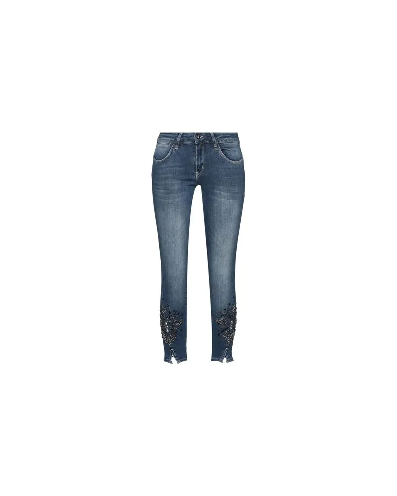 Fracomina JEANS - HOSEN & RÖCKE - Jeanshosenauf YOOX.COM Blau