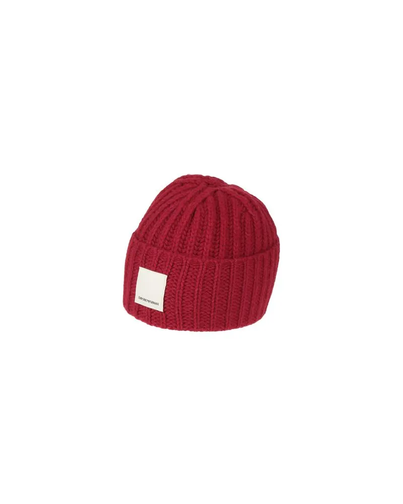 Emporio Armani ACCESSOIRES - Mützen & Hüteauf YOOX.COM Ziegelrot