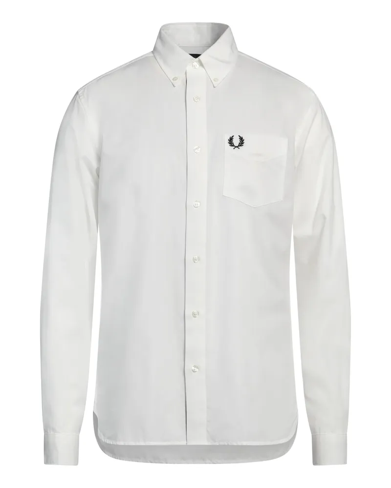 Fred Perry Hemd Weiß