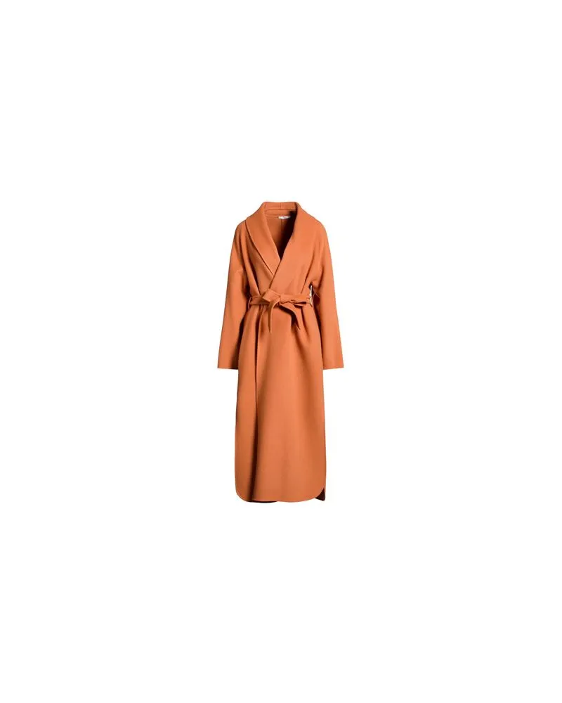 Hevò JACKEN & MÄNTEL - Mäntelauf YOOX.COM Orange