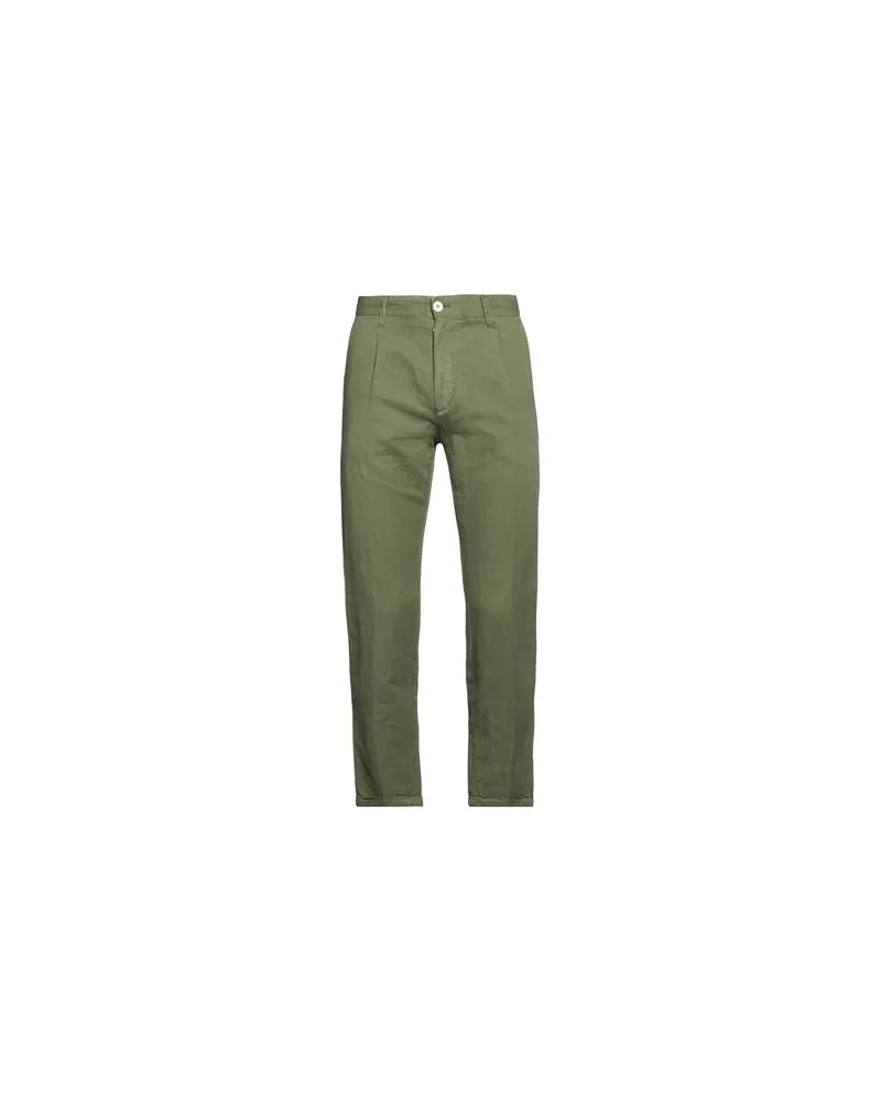 OFFICINA 36 HOSEN & RÖCKE - Hosenauf YOOX.COM Militärgrün