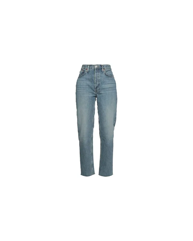 RE/DONE HOSEN & RÖCKE - Jeanshosenauf YOOX.COM Blau