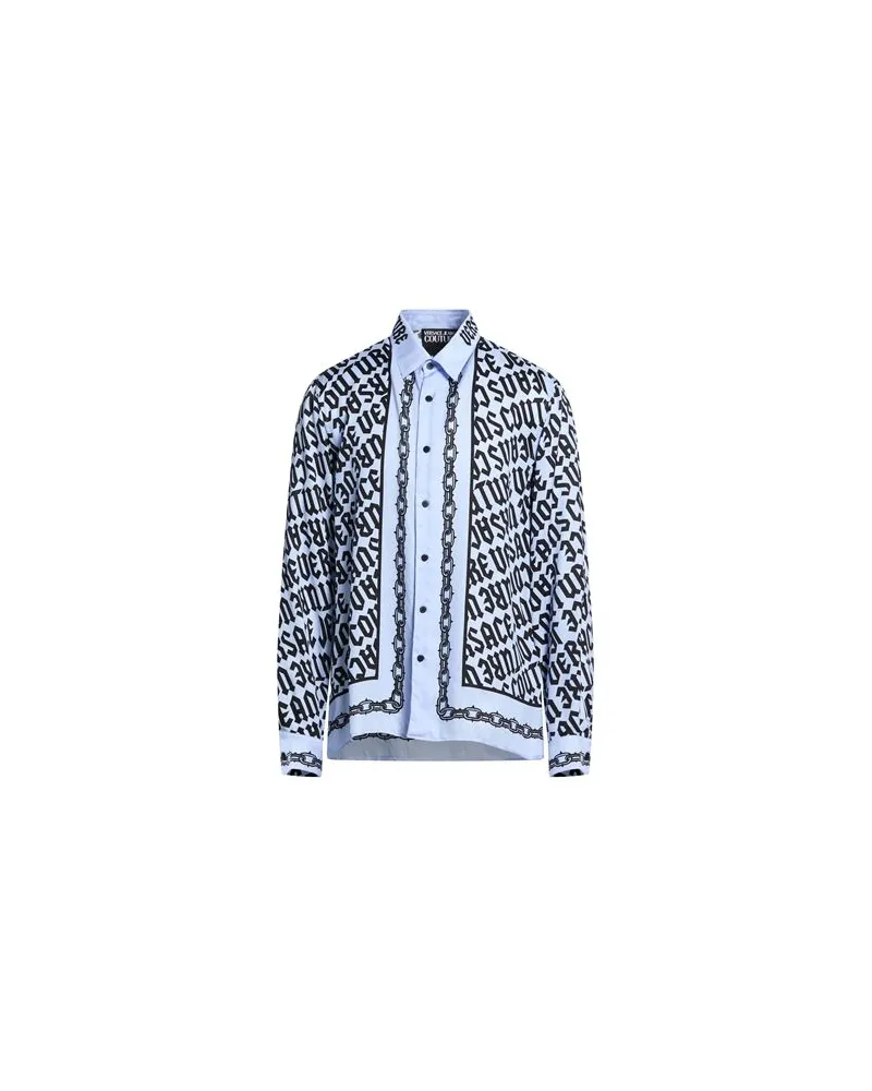 Versace Jeans TOPS - Hemdenauf YOOX.COM Hellblau