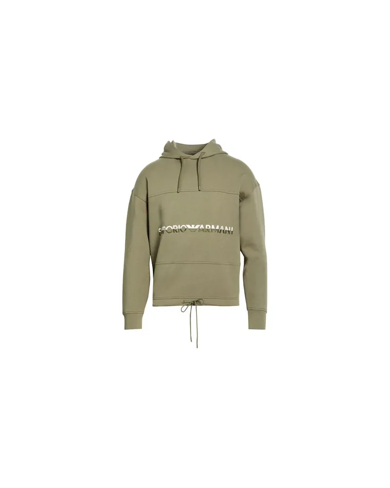 Emporio Armani TOPS - Sweatshirtsauf YOOX.COM Militärgrün