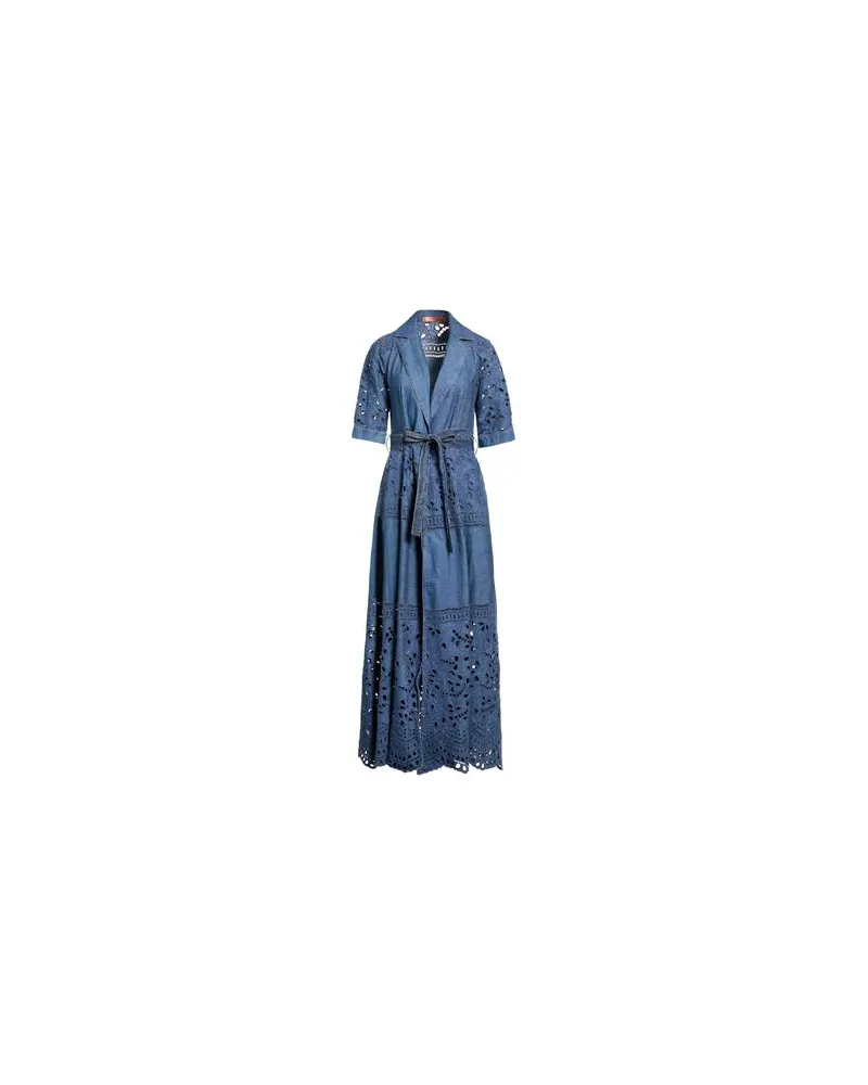 Ermanno Scervino LIFE - KLEIDER - Maxi-Kleiderauf YOOX.COM Blau