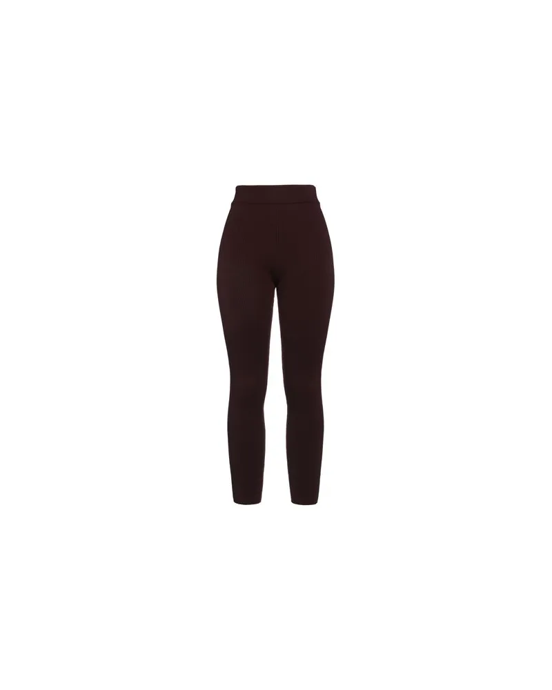 Ermanno Scervino CASHMERE - HOSEN & RÖCKE - Leggingsauf YOOX.COM Bordeaux