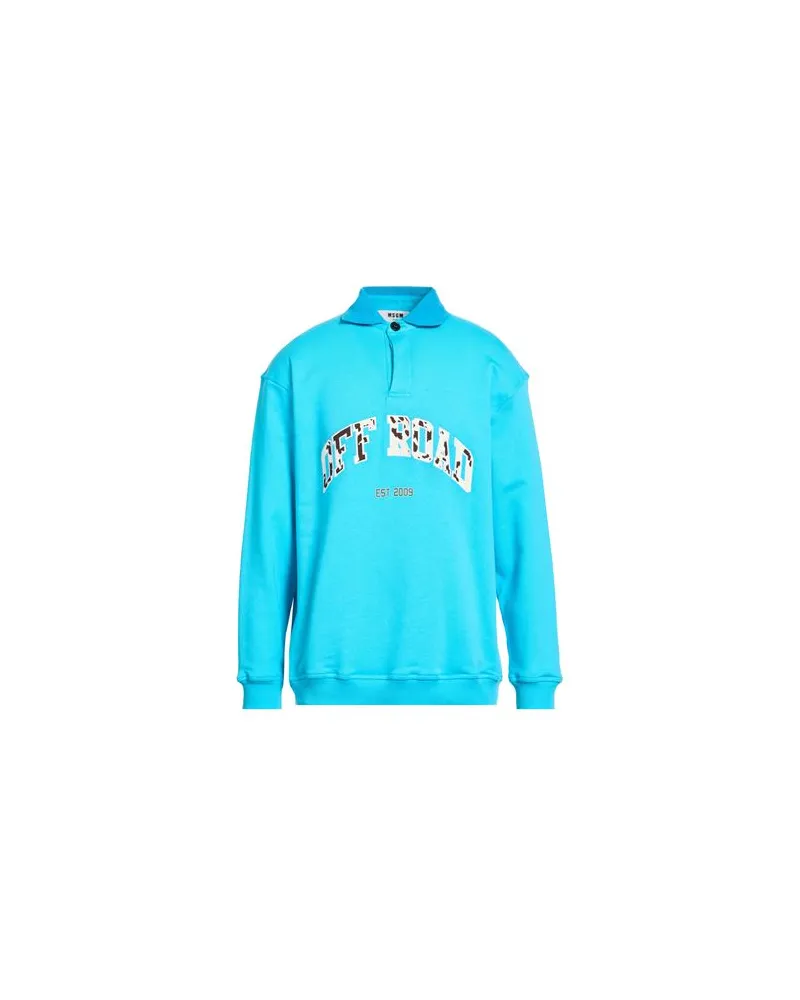 MSGM TOPS - Sweatshirtsauf YOOX.COM Azurblau