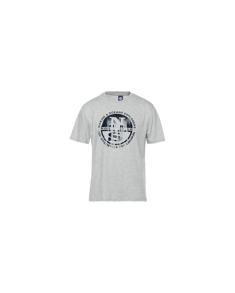 North Sails TOPS - T-shirtsauf YOOX.COM Hellgrau