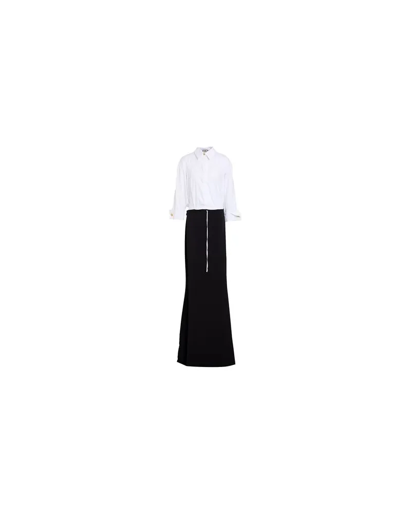Elisabetta Franchi KLEIDER - Maxi-Kleiderauf YOOX.COM Weiß