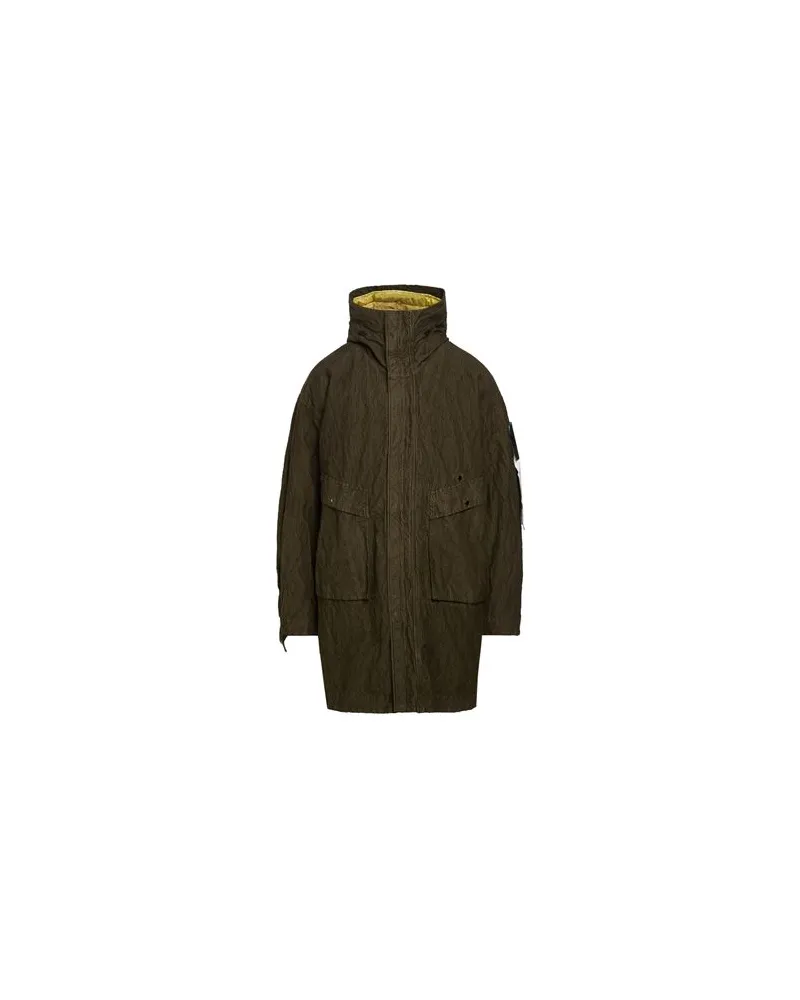Stone Island JACKEN & MÄNTEL - Mäntelauf YOOX.COM Dunkelgrün