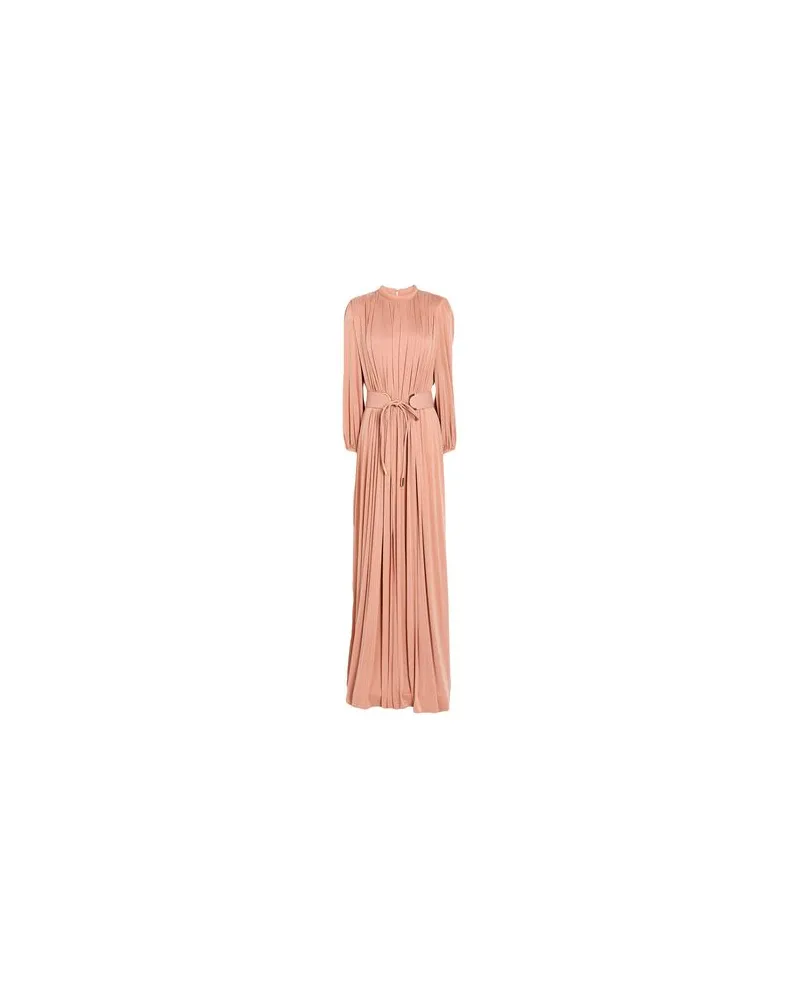 Elisabetta Franchi KLEIDER - Maxi-Kleiderauf YOOX.COM Lachs