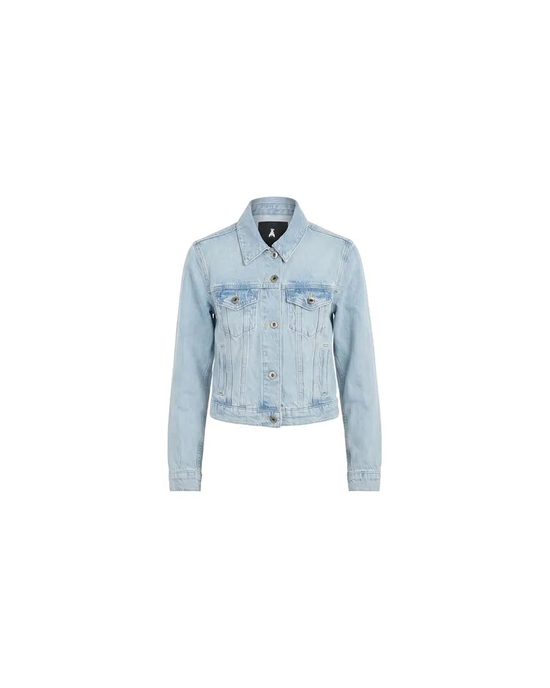 Patrizia Pepe JACKEN & MÄNTEL - Jeansjacken/Mäntelauf YOOX.COM Blau