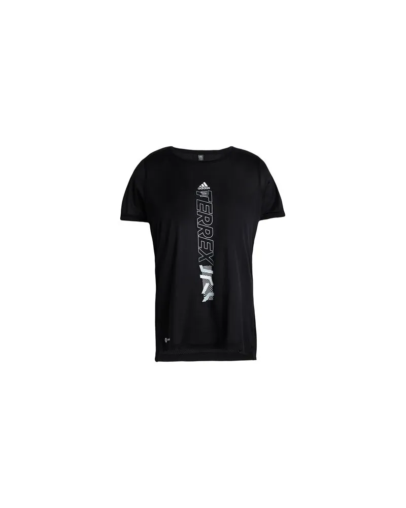 adidas AGRAVIC SHIRT W   - AGRAVIC SHIRT W - TOPS - T-shirtsauf YOOX.COM Schwarz