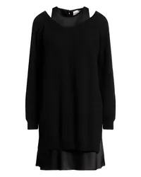 Semicouture Mini-Kleid Schwarz