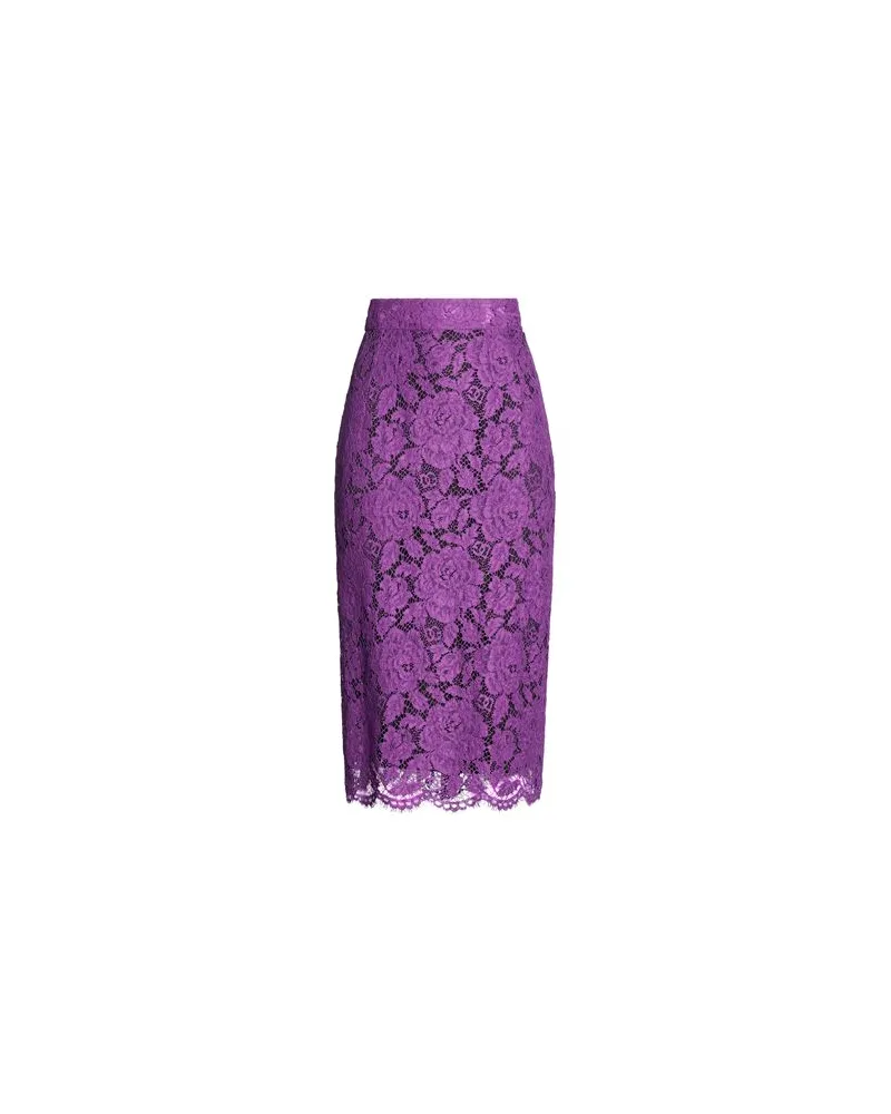 Dolce & Gabbana HOSEN & RÖCKE - Midi-Röckeauf YOOX.COM Pflaume