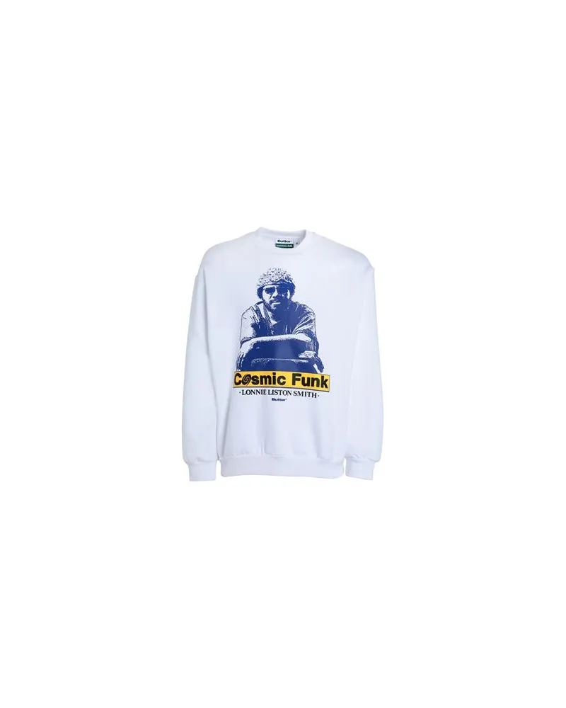 Butter Goods Cosmic Funk Crewneck Sweatshirt - Cosmic Funk Crewneck Sweatshirt - TOPS - Sweatshirtsauf YOOX.COM Weiß