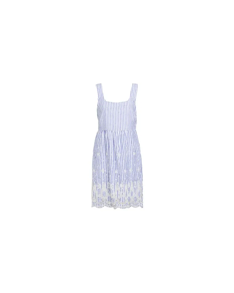 120% Lino KLEIDER - Mini-Kleiderauf YOOX.COM Blau