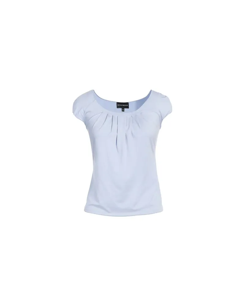 Emporio Armani TOPS - T-shirtsauf YOOX.COM Himmelblau