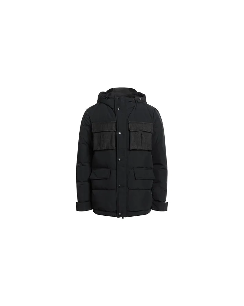 Puntododici JACKEN & MÄNTEL - Pufferjacken & Daunenjackenauf YOOX.COM Schwarz
