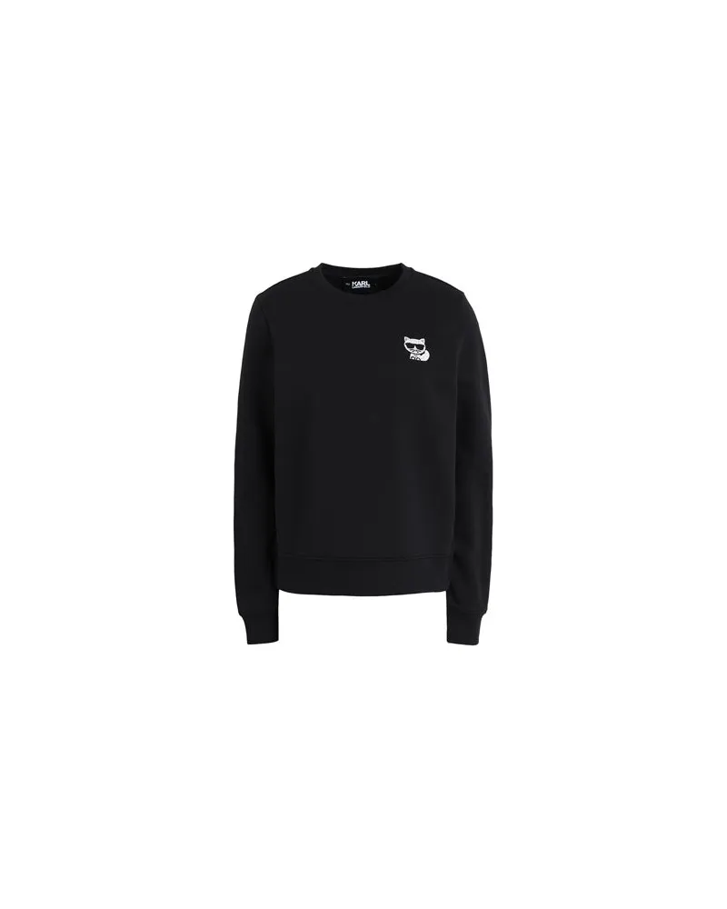 Karl Lagerfeld Ikonik Mini Choupette Rs Sweat  - TOPS - Sweatshirtsauf YOOX.COM Schwarz