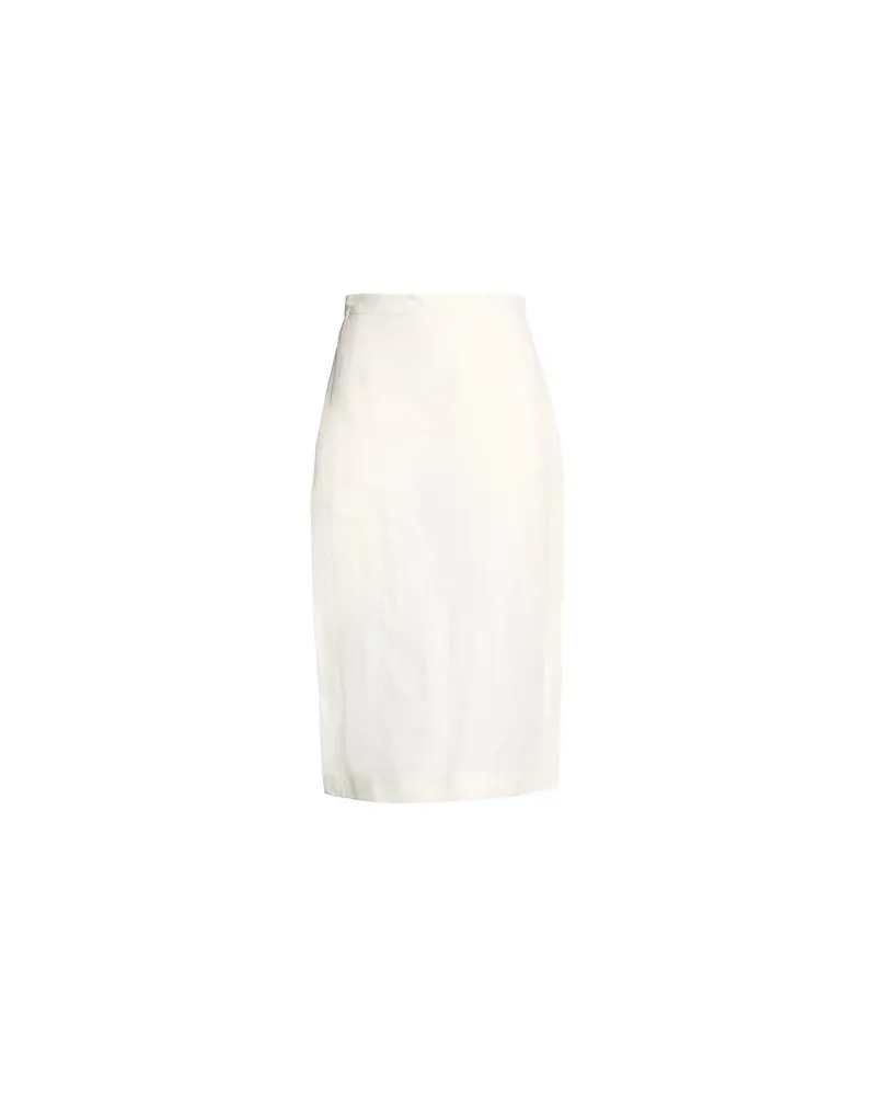 Suoli HOSEN & RÖCKE - Midi-Röckeauf YOOX.COM Cremeweiß