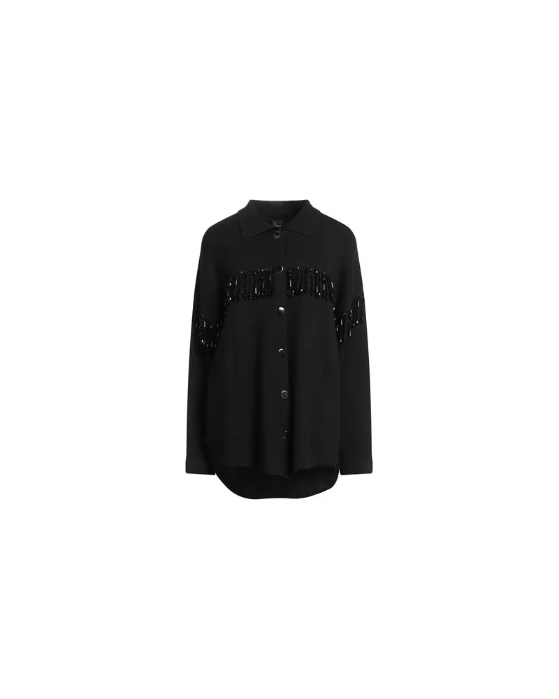 Pinko STRICKWAREN - Strickjackenauf YOOX.COM Schwarz
