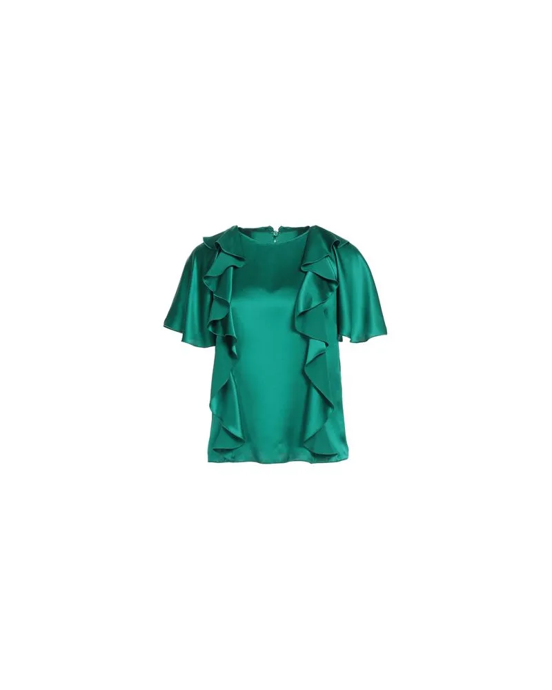Alberta Ferretti TOPS - Topsauf YOOX.COM Smaragdgrün
