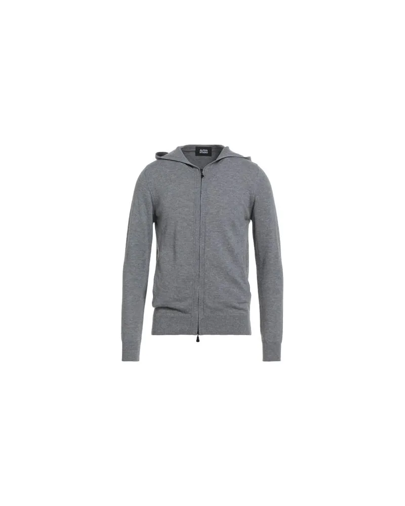 Alpha Studio STRICKWAREN - Strickjackenauf YOOX.COM Grau