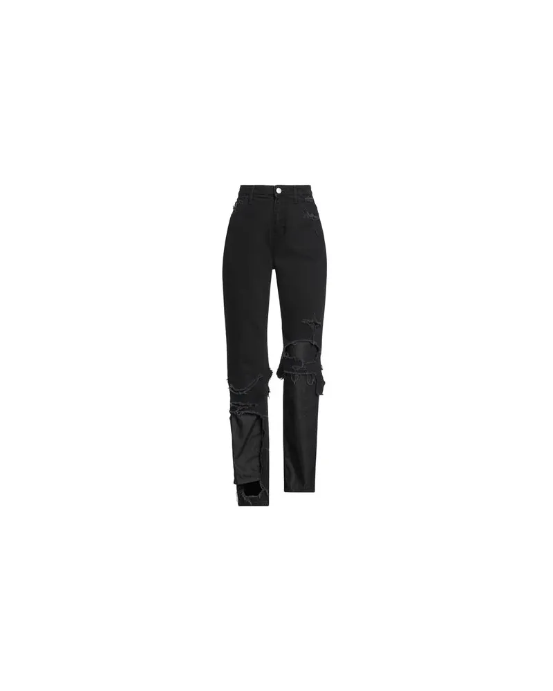 Raf Simons HOSEN & RÖCKE - Jeanshosenauf YOOX.COM Schwarz