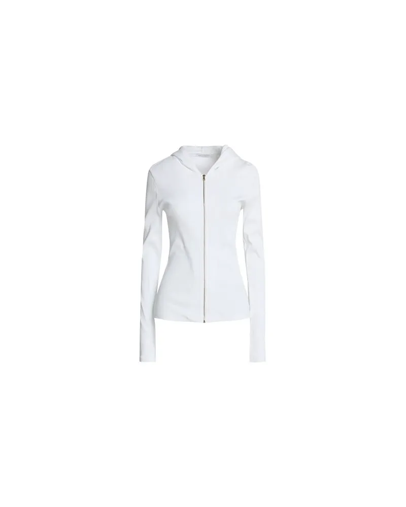 Patrizia Pepe TOPS - Sweatshirtsauf YOOX.COM Weiß
