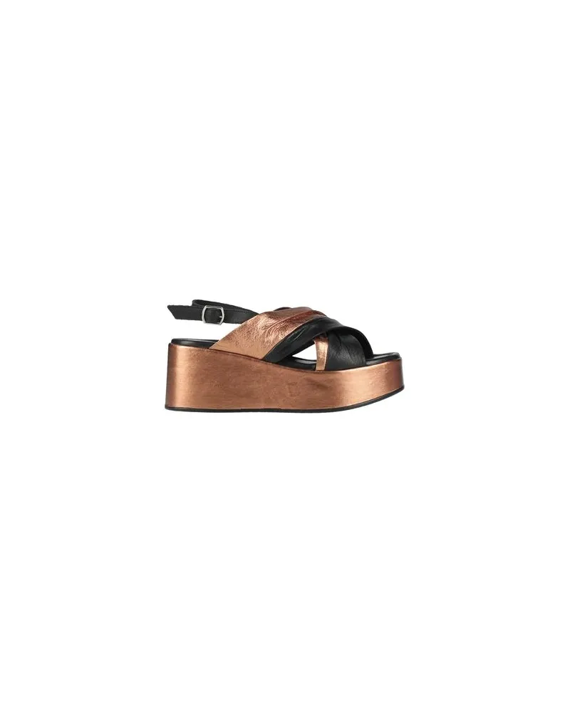 CAFèNOIR  SCHUHE - Sandalenauf YOOX.COM Bronze