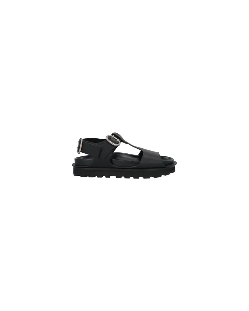 Jil Sander SCHUHE - Sandalenauf YOOX.COM Schwarz
