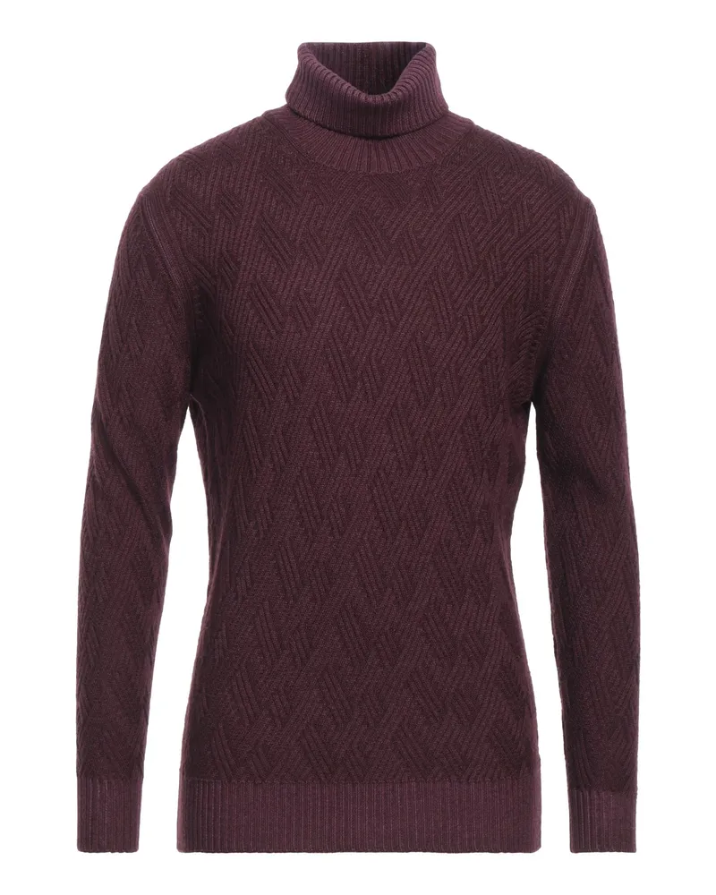 Filippo de Laurentiis Rollkragenpullover Bordeaux