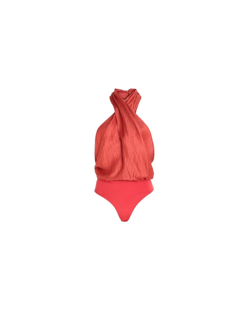 Jijil TOPS - Bodysuitsauf YOOX.COM Rostrot