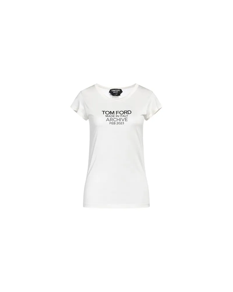 Tom Ford TOPS - T-shirtsauf YOOX.COM Weiß