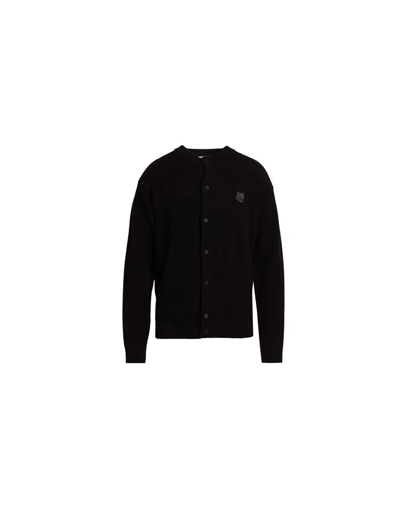 Kitsuné STRICKWAREN - Strickjackenauf YOOX.COM Schwarz