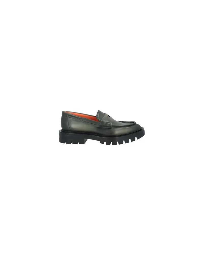 Santoni SCHUHE - Mokassinsauf YOOX.COM Dunkelgrün
