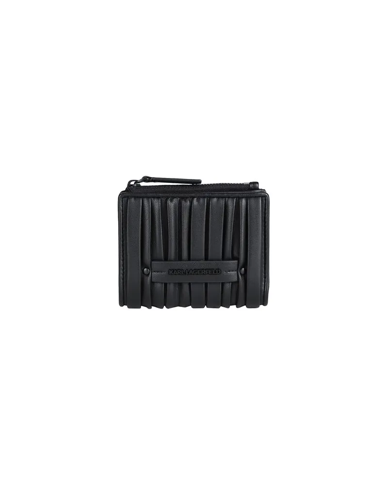 Karl Lagerfeld Kleinlederwaren - Brieftaschenauf YOOX.COM Schwarz