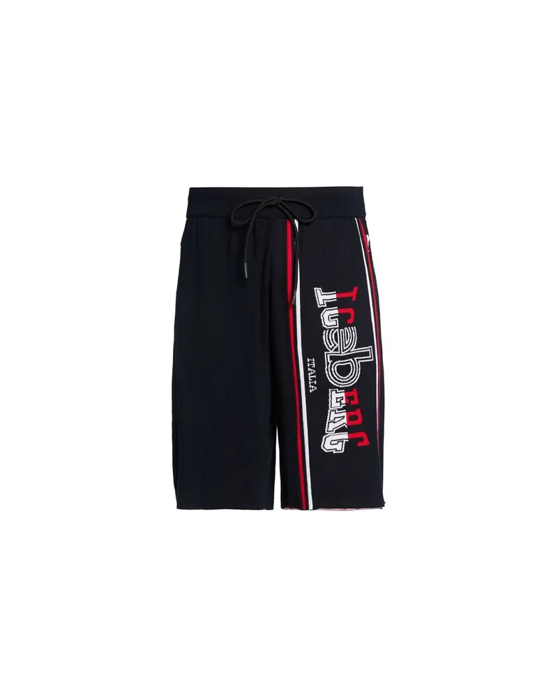 Iceberg HOSEN & RÖCKE - Shorts & Bermudashortsauf YOOX.COM Nachtblau