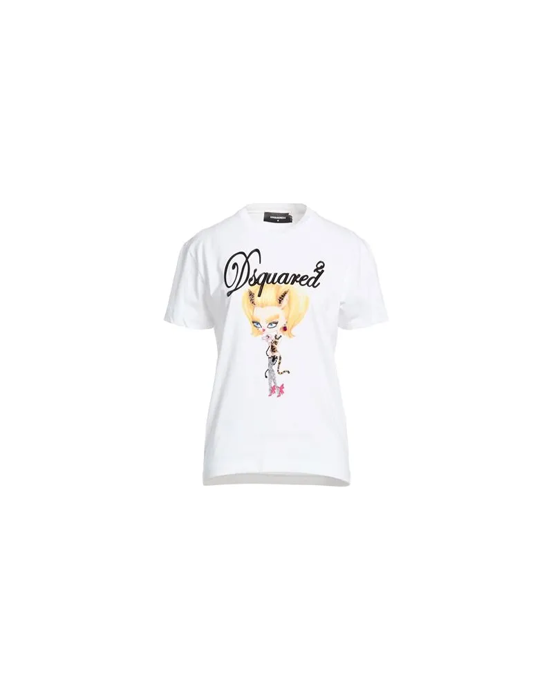Dsquared2 TOPS - T-shirtsauf YOOX.COM Weiß
