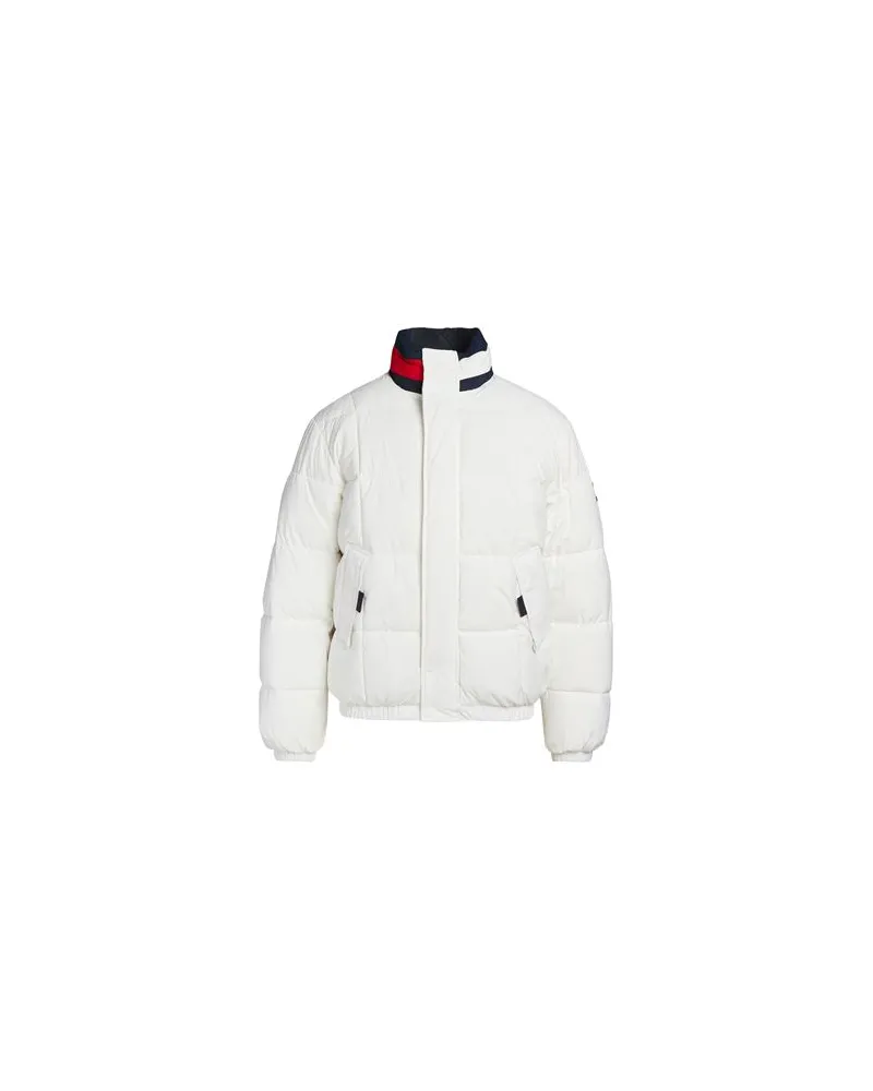 Tommy Hilfiger JACKEN & MÄNTEL - Pufferjacken & Daunenjackenauf YOOX.COM Weiß