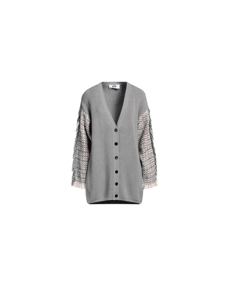 MSGM STRICKWAREN - Strickjackenauf YOOX.COM Grau