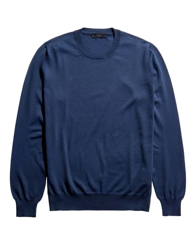 Fay Pullover Marineblau