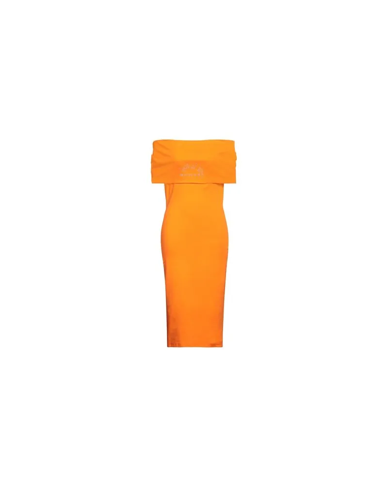 Mangano KLEIDER - Midi-Kleiderauf YOOX.COM Orange