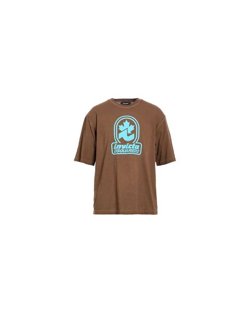 Dsquared2 TOPS - T-shirtsauf YOOX.COM Braun