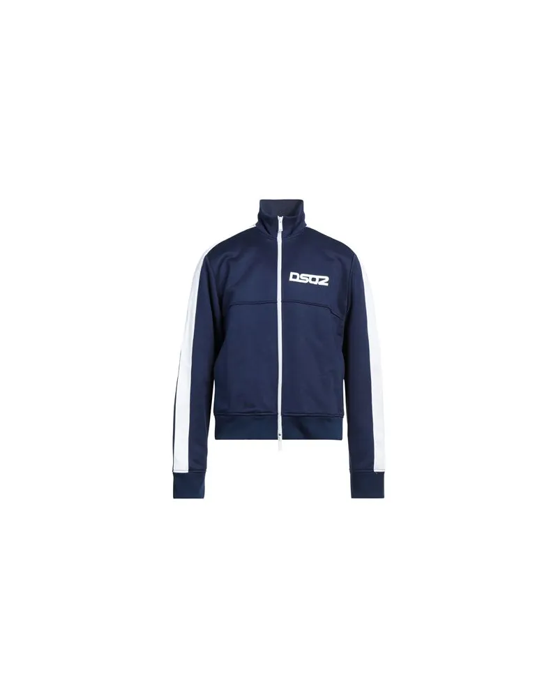 Dsquared2 TOPS - Sweatshirtsauf YOOX.COM Blau
