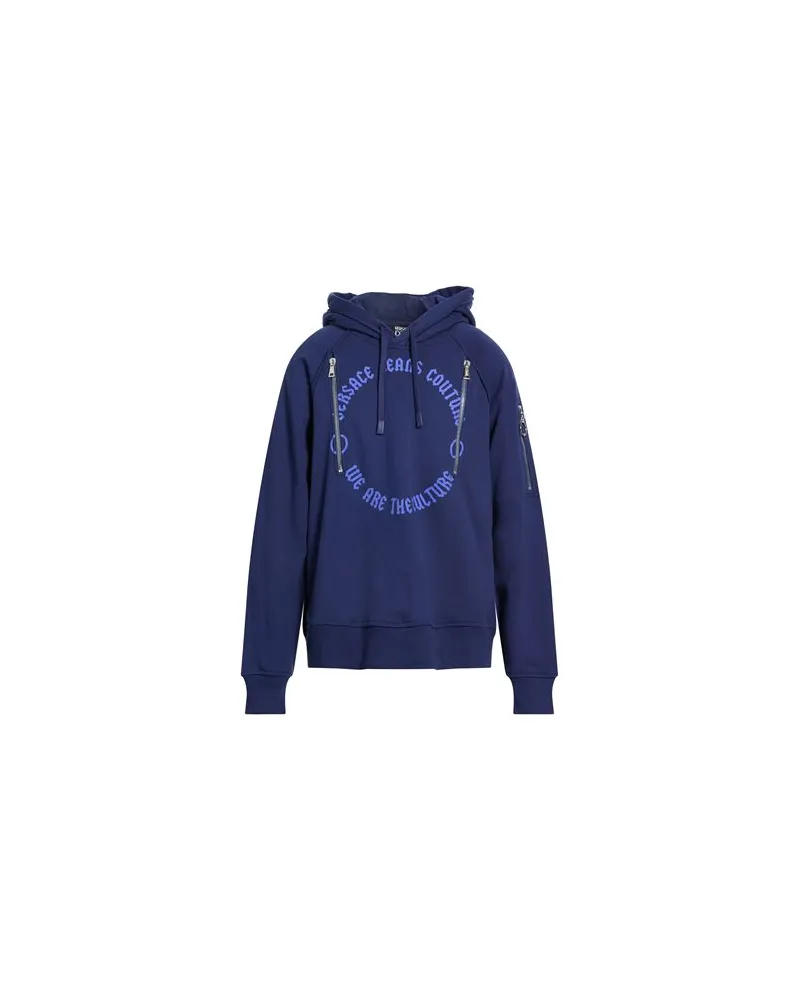 Versace Jeans TOPS - Sweatshirtsauf YOOX.COM Marineblau