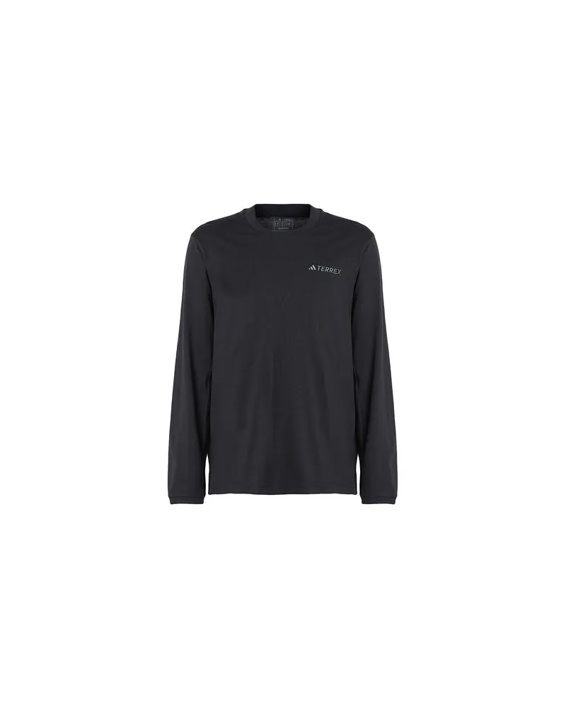 adidas XPL LOGO LS  - TOPS - T-shirtsauf YOOX.COM Schwarz