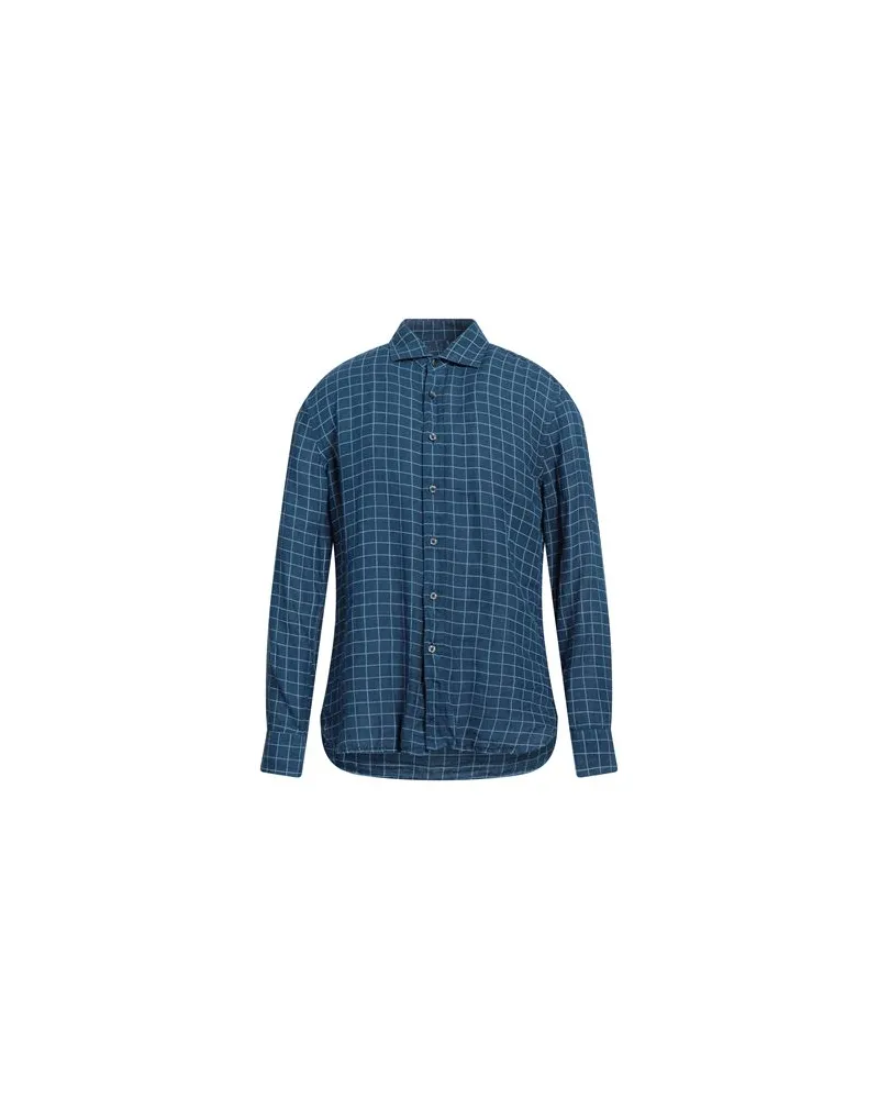 120% Lino TOPS - Hemdenauf YOOX.COM Blau